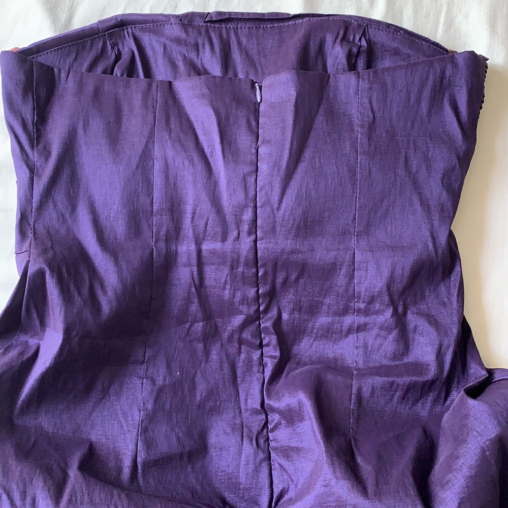 Windsor Dark Plum Mini Dress - Picture 4 of 4